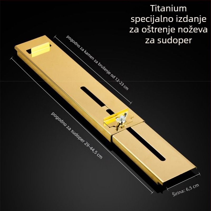 Stalak za oštrenje nože od nehrđajućeg čelika, baza za brusni kamen, prilagodljiv, fiksni, konstrukcija ekstra debea