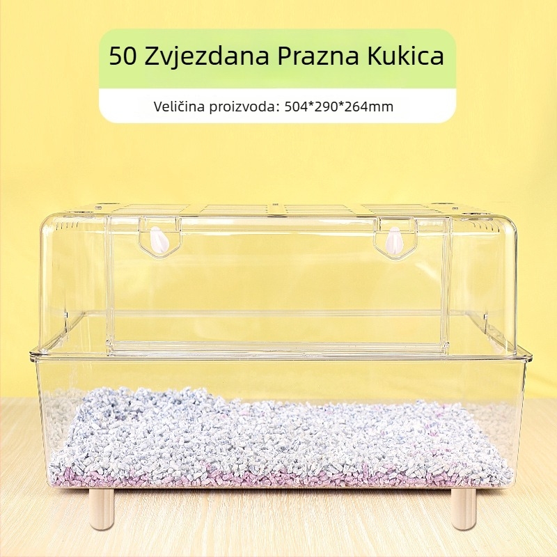 Prozirni plastični kavez za hrčka