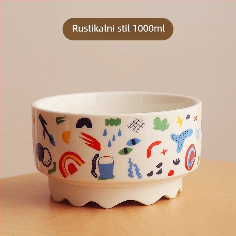 Keramička posuda za vodu za mačke s konstantnom temperaturom grijanja i izolacijom