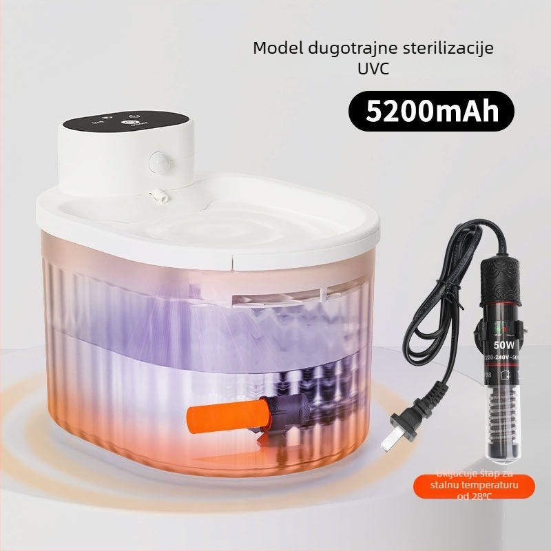 Automatski dispenzer vode za mačke – ABS+PET; Marka Pailide; Inteligentan; Pogodno za mačke; Pribor za hranu kućnih ljubimaca