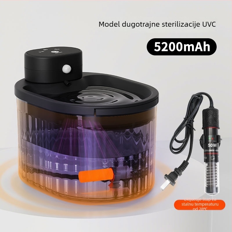 Automatski dispenzer vode za mačke – ABS+PET; Marka Pailide; Inteligentan; Pogodno za mačke; Pribor za hranu kućnih ljubimaca