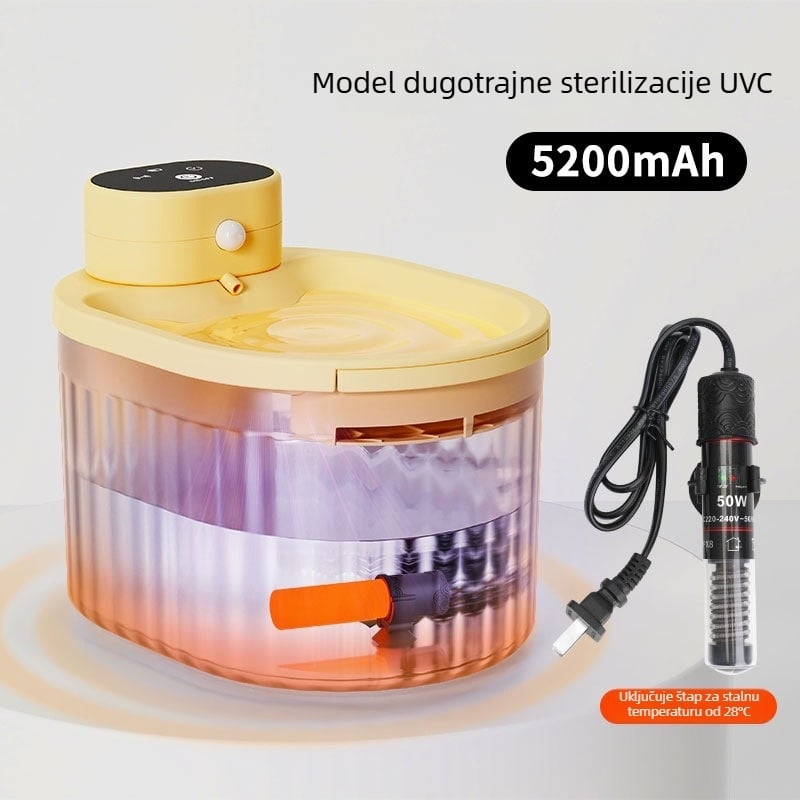 Automatski dispenzer vode za mačke – ABS+PET; Marka Pailide; Inteligentan; Pogodno za mačke; Pribor za hranu kućnih ljubimaca