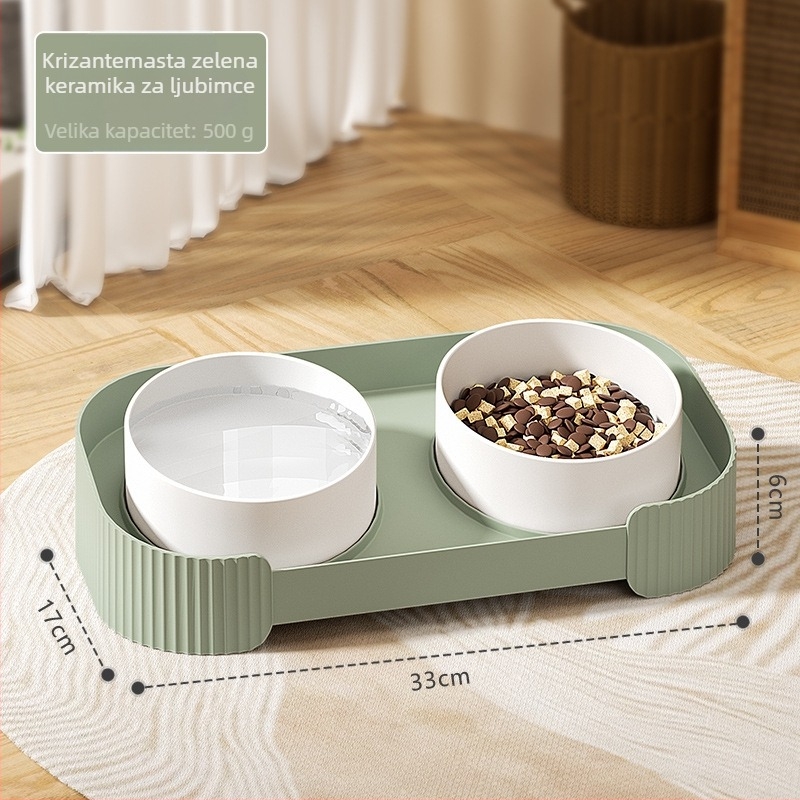 Posuda za mačke – plastična, neautomatizirano hranjenje, posuda za hranu kućnih ljubimaca