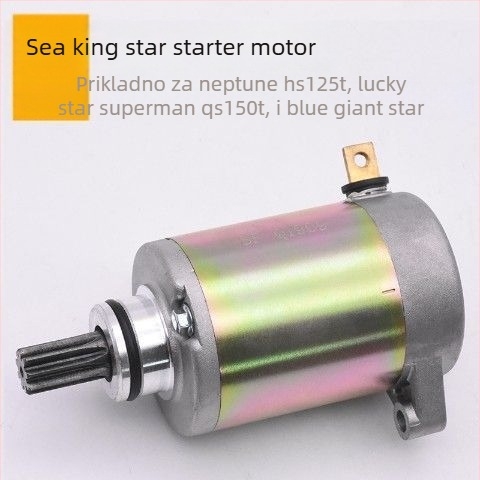 Pokretač motora za motocikl CG125 – jednocilindarski, zapremina 50–150 cm³, potrošnja 2 L/100 km, Mojiosaurus