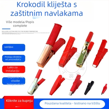 Krokodilska klipsa od čistog bakra s kućištem za napajanje i testiranje baterije automobila