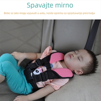 Prijenosno Isofix dječje auto-sjedalo za putovanje, poliesterski materijal, mogućnost prilagodbe