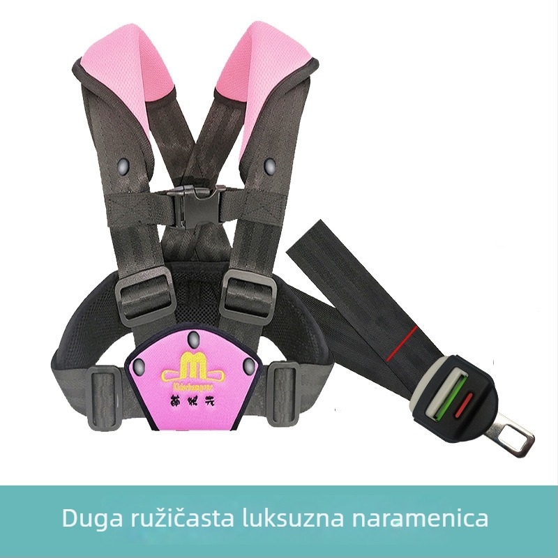 Prijenosno Isofix dječje auto-sjedalo za putovanje, poliesterski materijal, mogućnost prilagodbe