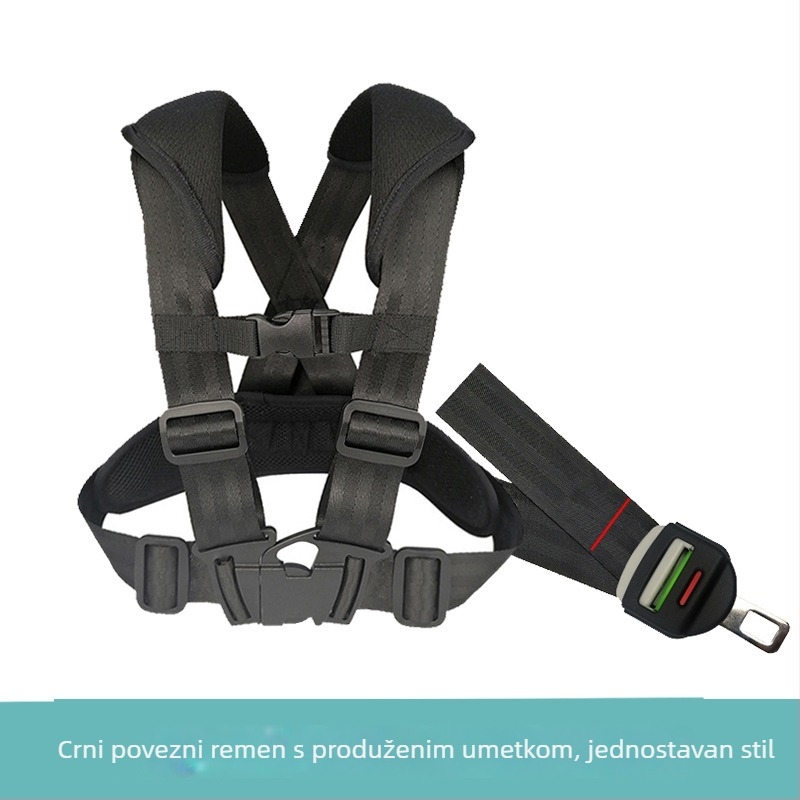 Prijenosno Isofix dječje auto-sjedalo za putovanje, poliesterski materijal, mogućnost prilagodbe