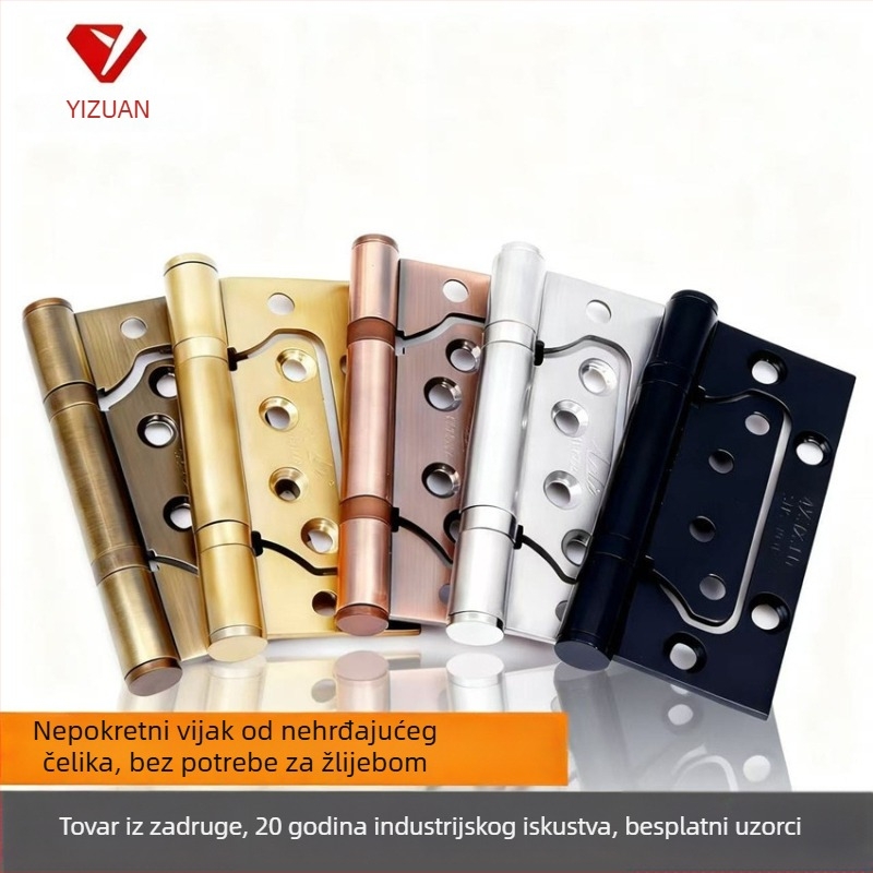 Panta vrata od nehrđajućeg čelika – Asabie, moderni minimalistički stil, elektroplatirani premaz