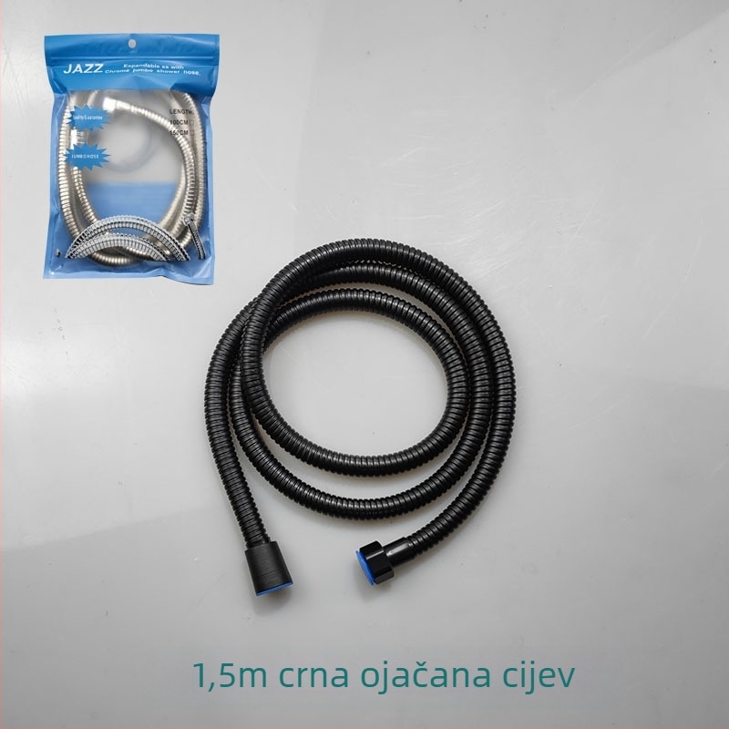 Tuš crijevo od nehrđajućeg čelika s bakrenim jezgrom, model Geying 0024, nazivni tlak 1.0 MPa, radna temperatura 0-90°C