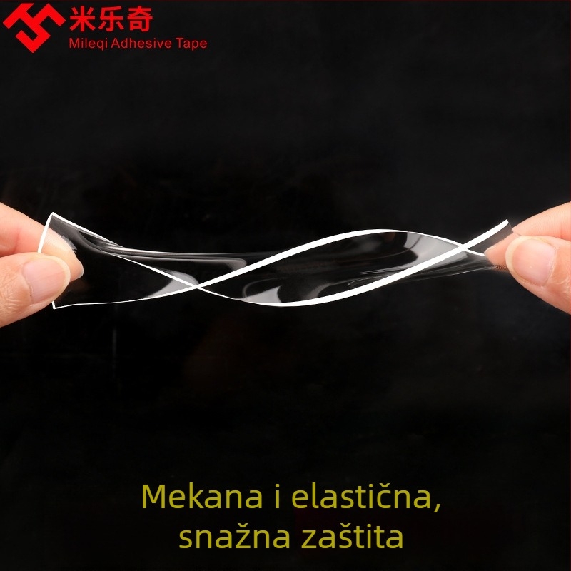 Silikonska zaštitna traka za kutove namještaja, Nano Tape serija, Milky brand, ljepilo na bazi vode s akrilnim sustavom, prilagodljiva širina/duljina/debljina, lako se odvaja