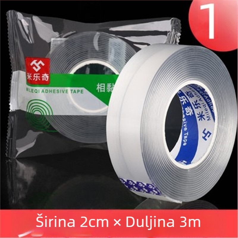 Silikonska zaštitna traka za kutove namještaja, Nano Tape serija, Milky brand, ljepilo na bazi vode s akrilnim sustavom, prilagodljiva širina/duljina/debljina, lako se odvaja