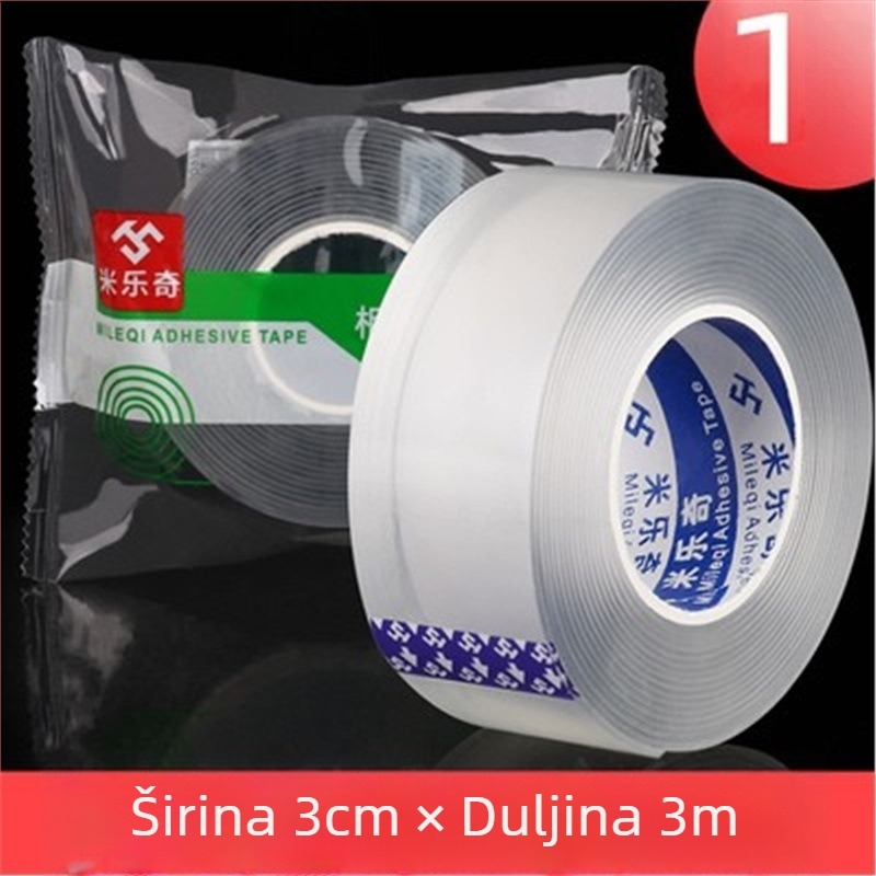 Silikonska zaštitna traka za kutove namještaja, Nano Tape serija, Milky brand, ljepilo na bazi vode s akrilnim sustavom, prilagodljiva širina/duljina/debljina, lako se odvaja