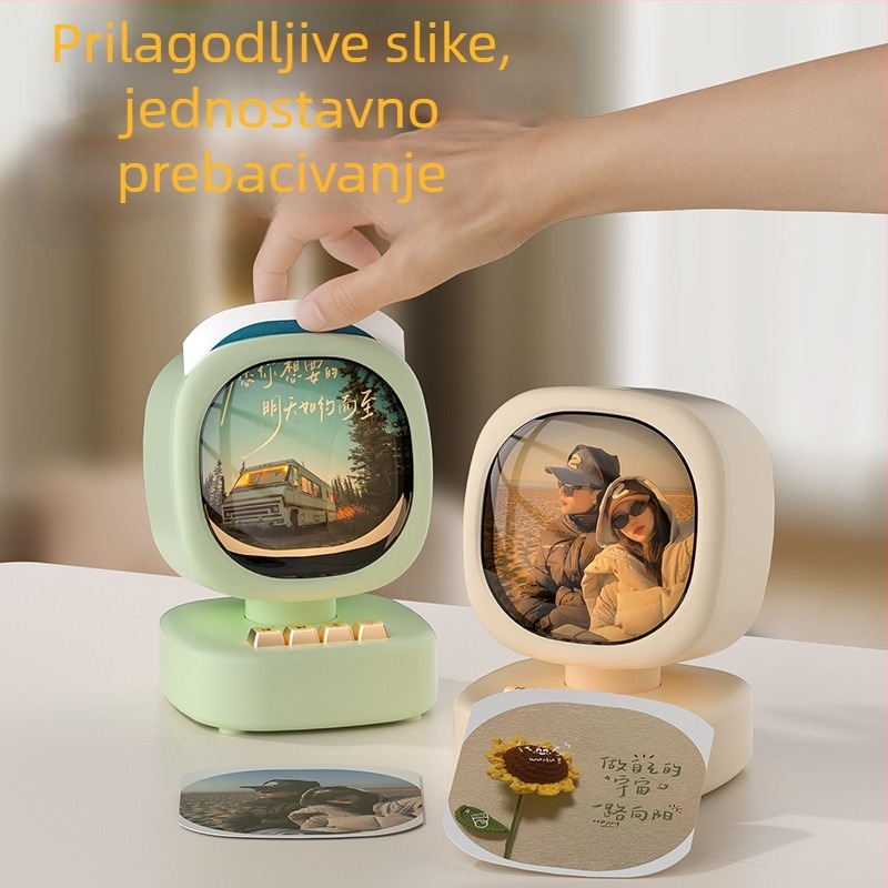 Bluetooth zvučnik s bežičnim mikrofonom za karaoke – Sve-u-jednom prenosni vanjski zvučnik; Bluetooth 5.0; Ugrađena baterija 1000–1200mAh; Snaga 5W; Frekvencijski odziv 20 Hz–20 kHz; Domet 10 m