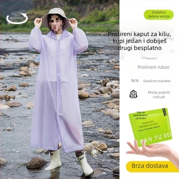 Odrasli kišni pončo od PVC-a, za outdoor putovanja i planinarenje – višekratna upotreba