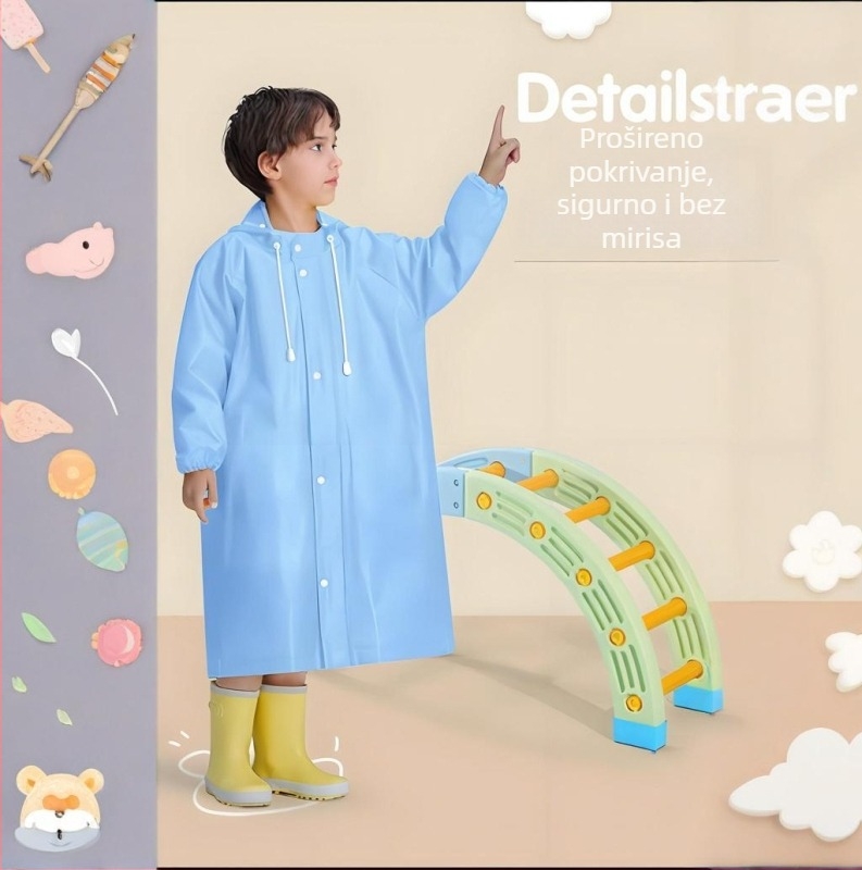 Kišno pončo EVA za odrasle, unisex, za planinarenje, debljina tkanine 0.18