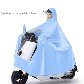 Dječji pončo za motocikl i električno vozilo; jednokratna uporaba; Oxford tkanina s PVC vodootpornim slojem; lagan, minimalistički stil; za 1 osobu