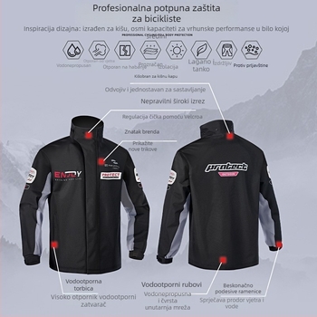 Podijeljeno kišno pončo za motocikl i električni skuter, tkanina 22-silk, PVC vodootporni sloj, za jednu odraslu osobu