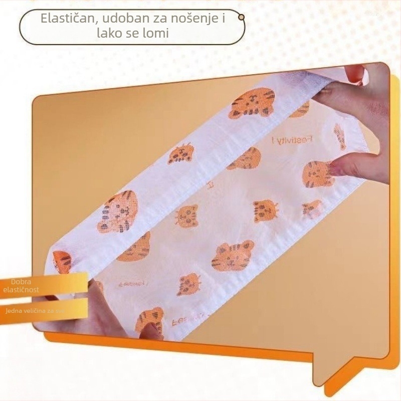 Jednokratne navlake za obuću od netkanog materijala, s printom crtića, pakiranje 50 komada