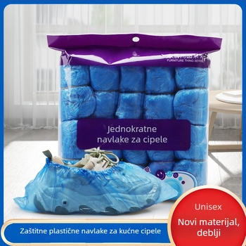 Jednokratne debele plastične navlake za cipele, zaštita od prašine za unutarnju uporabu, za odrasle