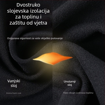 Biciklistička maska s fleece zaštitom lica i kapuljom otporna na vjetar – materijal Spandex/Lycra, brend Soriwai, unisex, mogućnost prilagođavanja