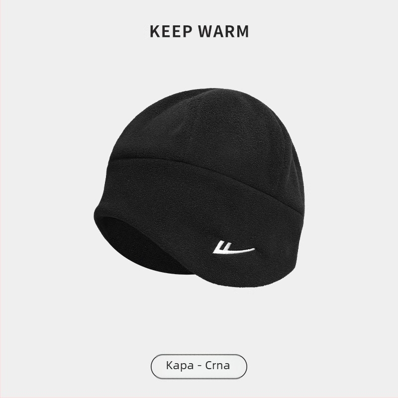 Kolesarski ovratnik s flisom, vjetrootpornom maskom za lice, poliester, unisex
