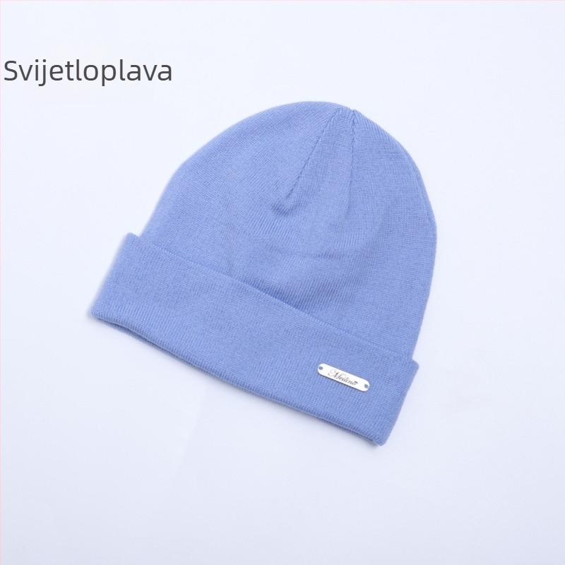 Unisex kapa od Merino vune, pleteni šešir za outdoor aktivnosti, planinarenje i biciklizam, zaštita ušiju