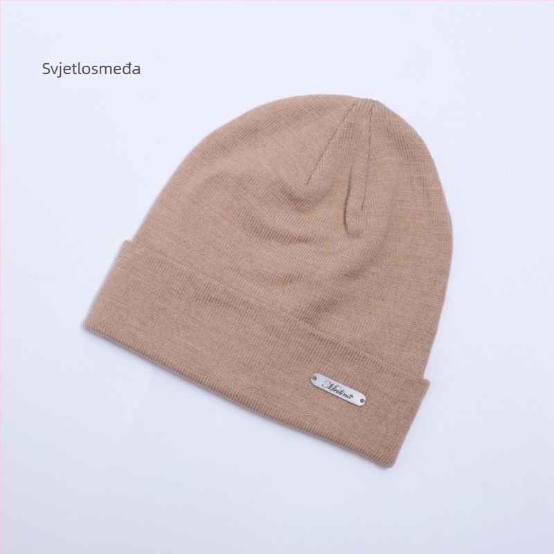 Unisex kapa od Merino vune, pleteni šešir za outdoor aktivnosti, planinarenje i biciklizam, zaštita ušiju