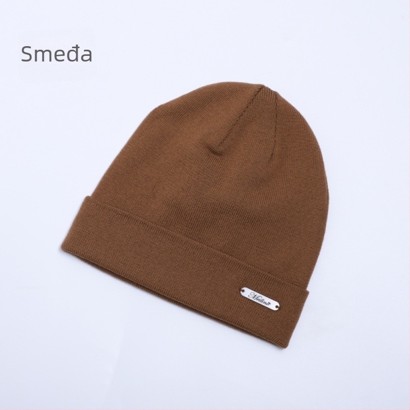 Unisex kapa od Merino vune, pleteni šešir za outdoor aktivnosti, planinarenje i biciklizam, zaštita ušiju