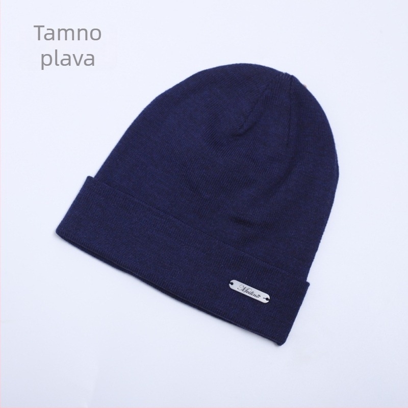 Unisex kapa od Merino vune, pleteni šešir za outdoor aktivnosti, planinarenje i biciklizam, zaštita ušiju