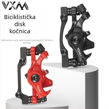 VXM Metalni kaliper za disk kočnicu za bicikl – prilagodljiva ugradnja, prednja i stražnja, za MTB