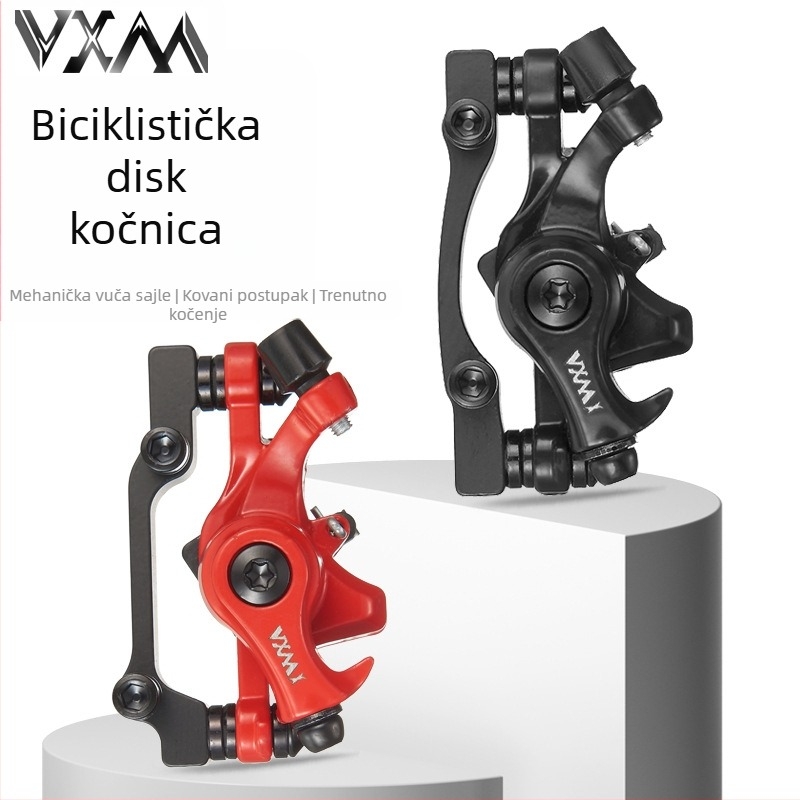 VXM Metalni kaliper za disk kočnicu za bicikl – prilagodljiva ugradnja, prednja i stražnja, za MTB