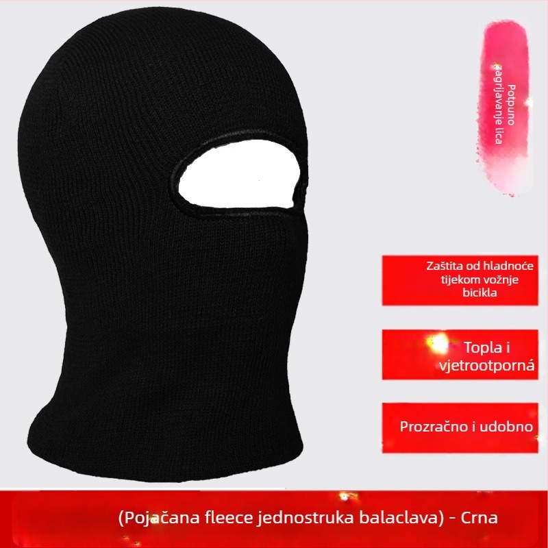 Maska za vožnju s punim licem, HAWEIWIND, akrilno vlakno, muški model