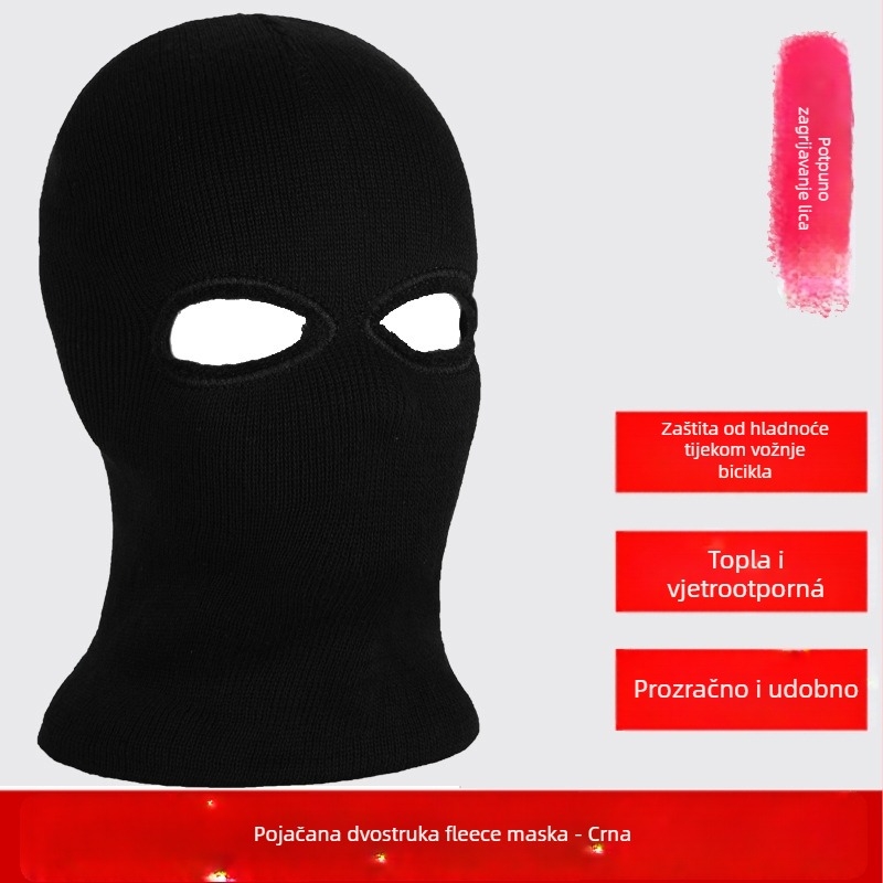 Maska za vožnju s punim licem, HAWEIWIND, akrilno vlakno, muški model