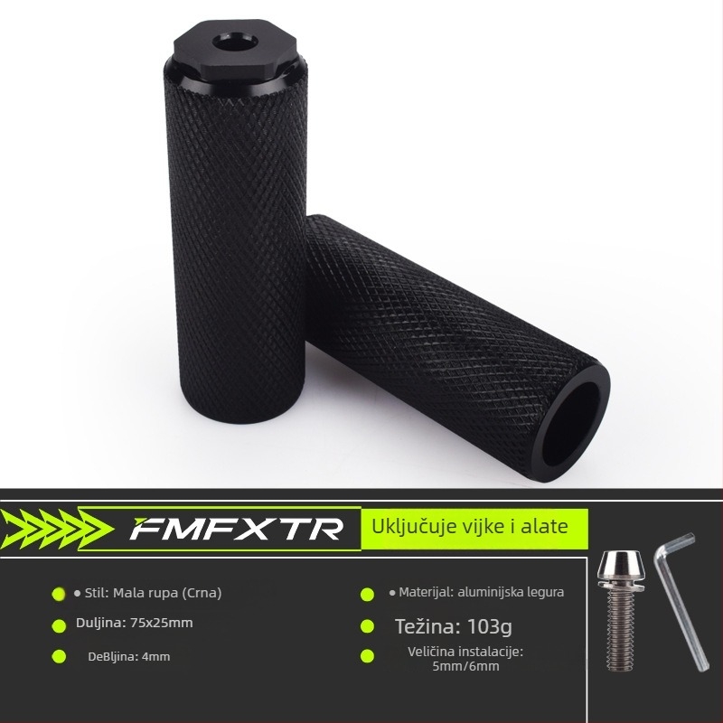 Stražnji pedal za planinski bicikl, univerzalna potpora za stopalo — aluminij, FMFXTR, unisex