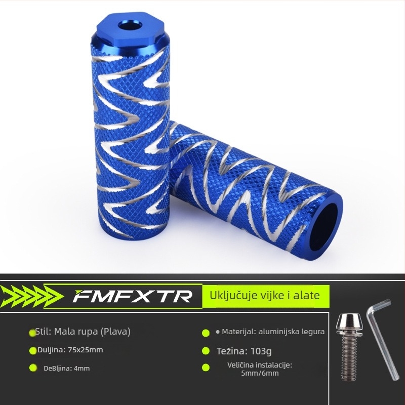 Stražnji pedal za planinski bicikl, univerzalna potpora za stopalo — aluminij, FMFXTR, unisex