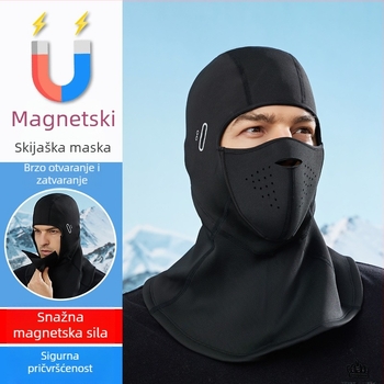 Zimska maska za vožnju biciklom, vodootporna tkanina, unisex, zaštita lica u hladnoći