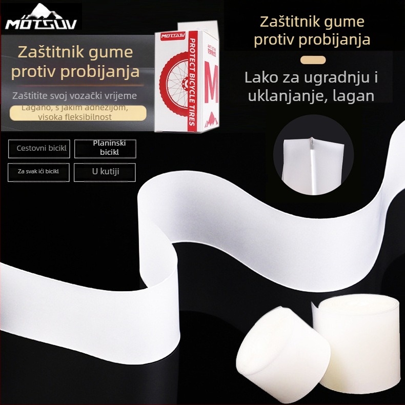 MOTSUV Najlonska zaštita za gume protiv probijanja za planinske i cestovne bicikle – unisex, prilagodljiva obrada, licencirana privatna oznaka