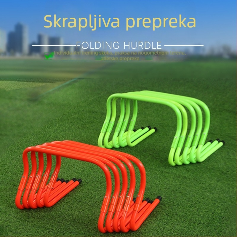Sklopive prilagodljive prepreke za nogomet za djecu – PVC trenažni alat