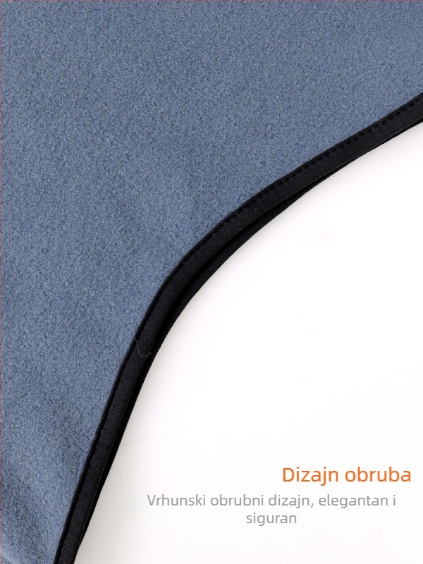 Maska za vožnju bicikla s integriranom flis kapuljom i ovratnikom – poliester, MAKINO FOX, unisex