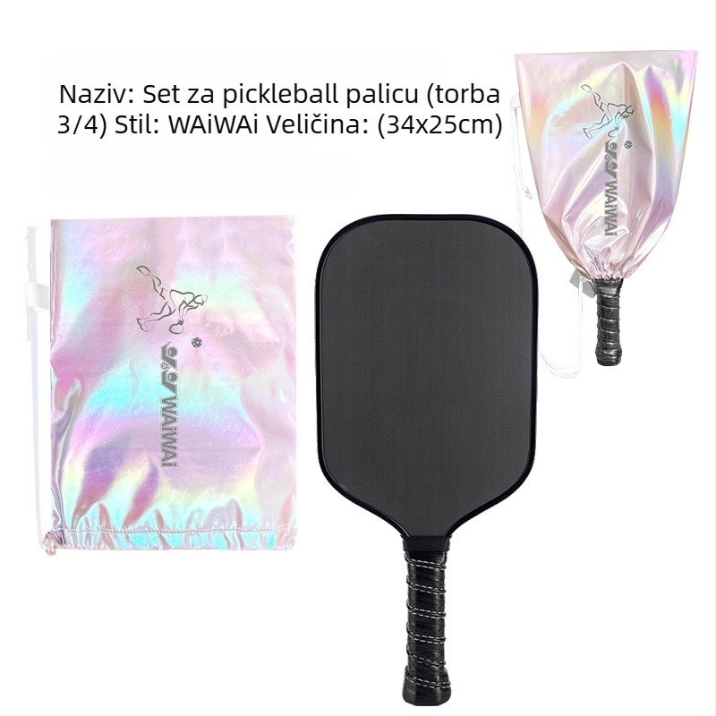 Torba za badminton/tenis rakete s dijagonalnim remenom, vodootporna, velika kapaciteta, poliester materijal