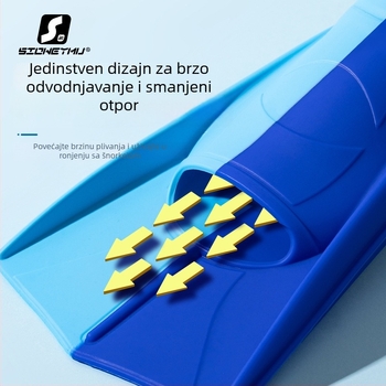 Silikonske plivačke peraje, unisex, kratke – Sioweymu, podrijetlo Zhejiang