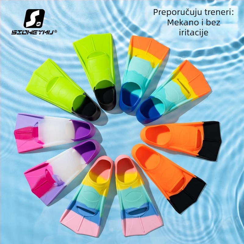 Silikonske plivačke peraje, unisex, kratke – Sioweymu, podrijetlo Zhejiang