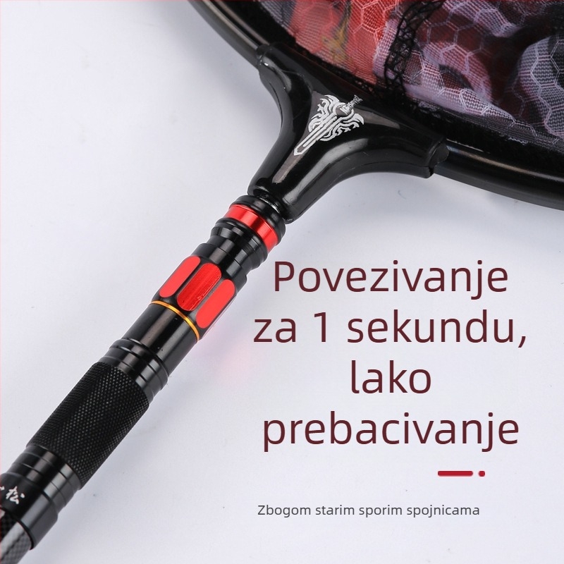 Adapter protiv okretanja za štap za mrežu za ribolov s brzim otpuštanjem konektora (Brand Huansheng; Materijal: aluminijska legura)