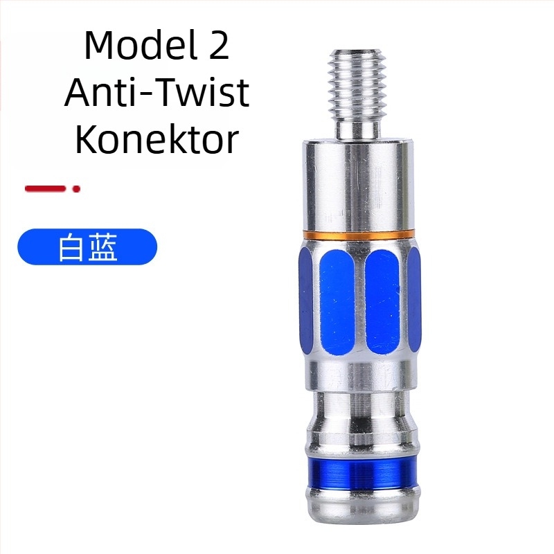 Adapter protiv okretanja za štap za mrežu za ribolov s brzim otpuštanjem konektora (Brand Huansheng; Materijal: aluminijska legura)