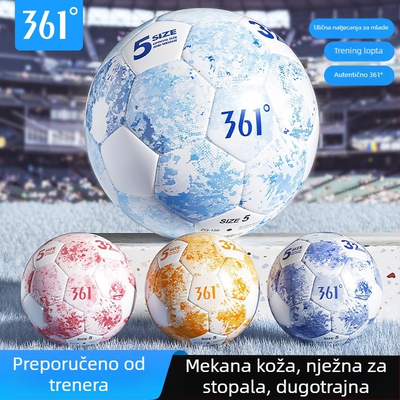 Trening lopta za nogomet 361° — PVC, šivena strojem, tiskanje logotipa dostupno, Porijeklo: Zhejiang