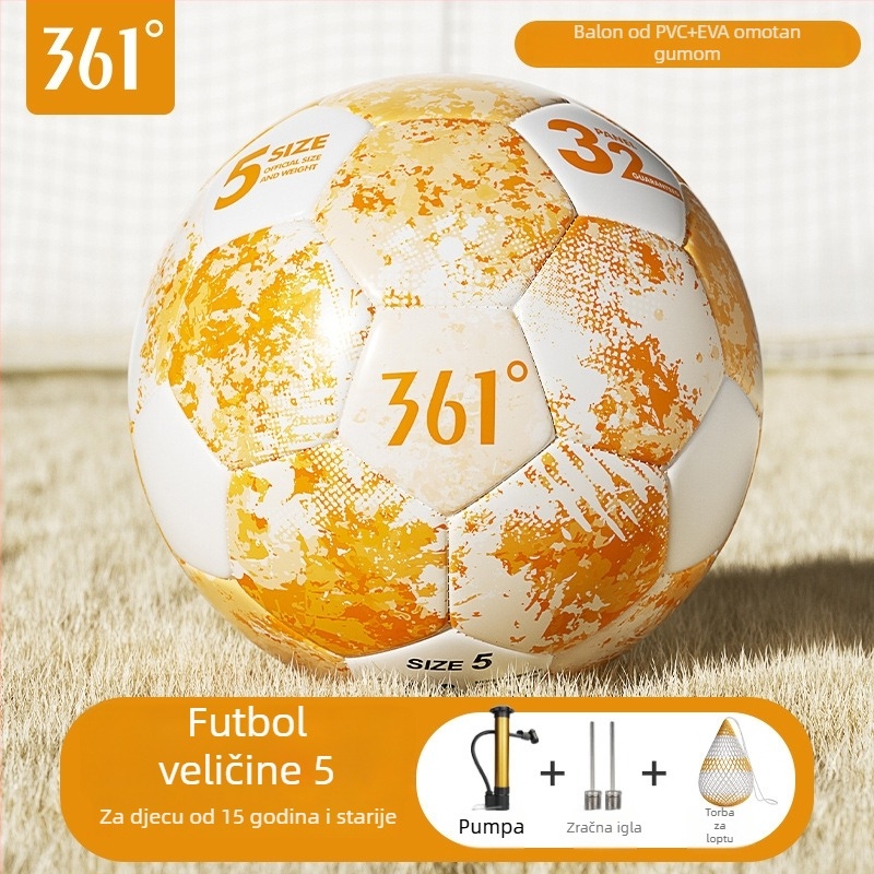 Trening lopta za nogomet 361° — PVC, šivena strojem, tiskanje logotipa dostupno, Porijeklo: Zhejiang
