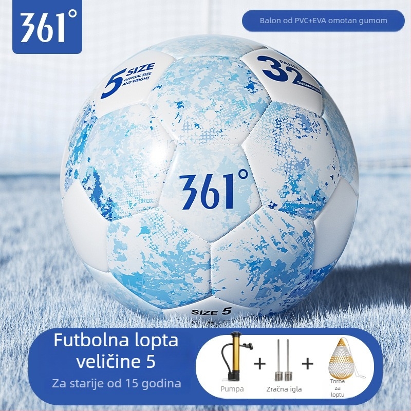Trening lopta za nogomet 361° — PVC, šivena strojem, tiskanje logotipa dostupno, Porijeklo: Zhejiang