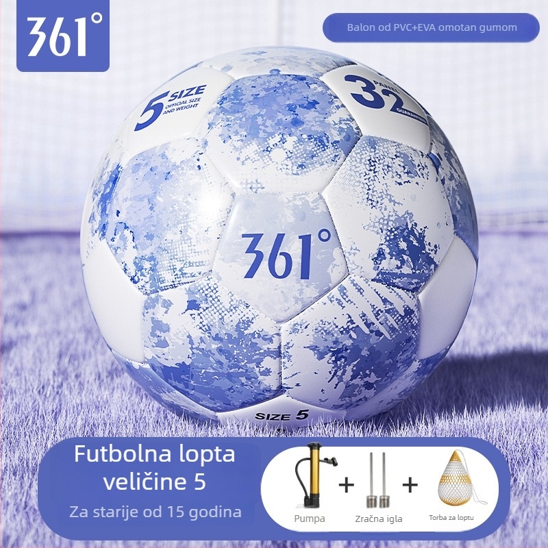 Trening lopta za nogomet 361° — PVC, šivena strojem, tiskanje logotipa dostupno, Porijeklo: Zhejiang