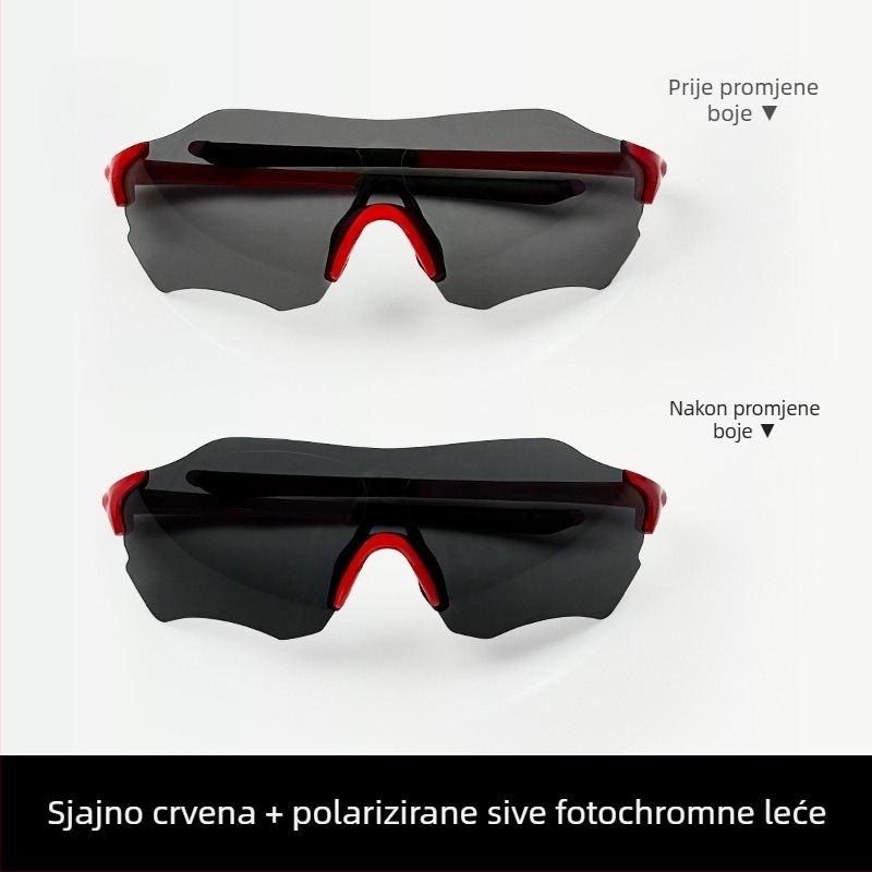 Polarizirane sportske naočale LP5001, unisex, TR90 okvir, zamjenjive leće, prilagodljiv nosni mostić